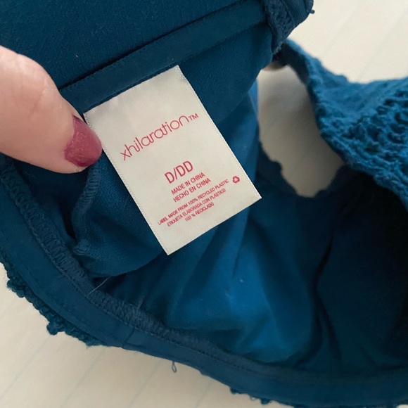 Swim top D/DD navy - Picture 3 of 3